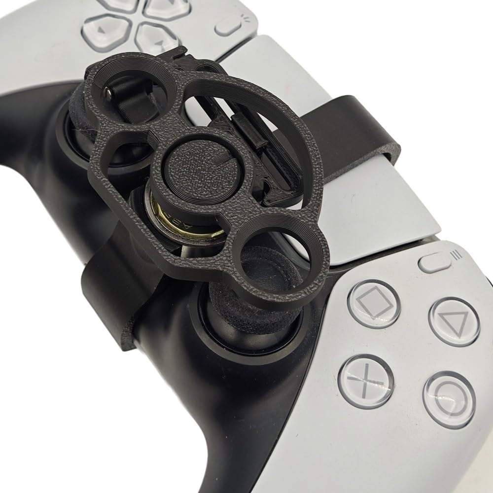 Mini Steering Wheel for PS5 and PS5 Slim Game Controller, Racing Game Auxiliary Steering Wheel Replacement 3D Printing Gaming Accessories for PS5 Controller
