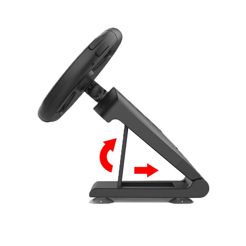 Controller Attachment with 4 Suction Cups for Nintendo Switch OLED Racing Game NS Accessory Steer Wheel for Joy-Con Compatible