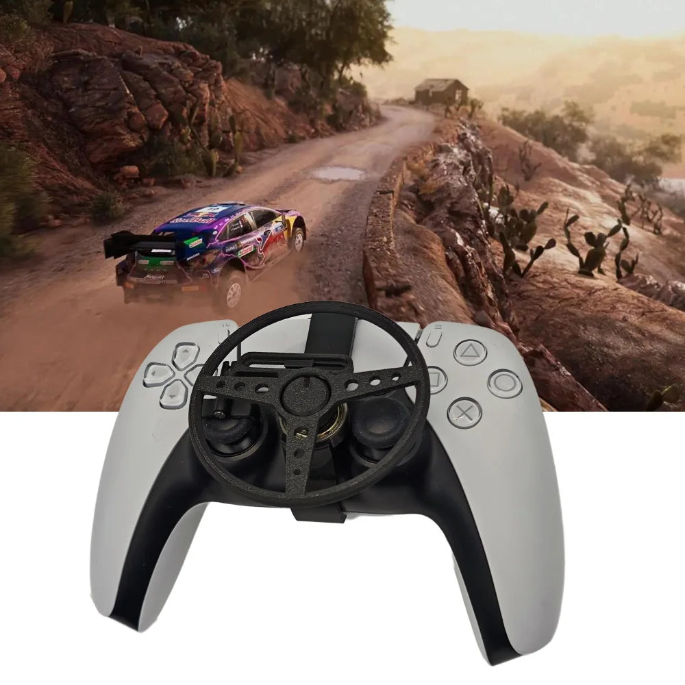 Mini Steering Wheel for Ps5/Pro for PS5 Slim Game Controller Auxiliary Game Replacement Accessories