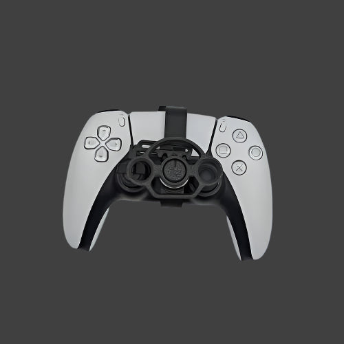Mini Steering Wheel for PS5 and PS5 Slim Game Controller, Racing Game Auxiliary Steering Wheel Replacement 3D Printing Gaming Accessories for PS5 Controller