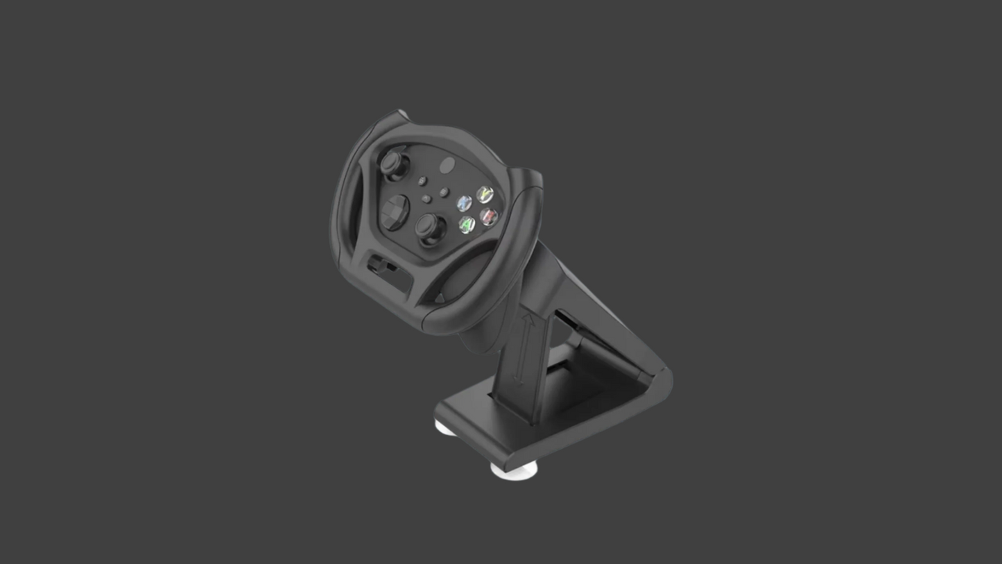 Racing Car Multi Axis Steering Wheel with Suction Cup Series Game Handle Steering Wheel Bracket for Xbox Series X/S