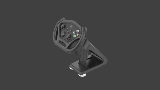 Racing Car Multi Axis Steering Wheel with Suction Cup Series Game Handle Steering Wheel Bracket for Xbox Series X/S